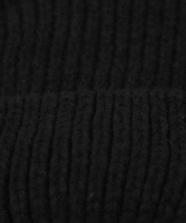 WEGO ローゲージネコミミニットキャップ ブラック