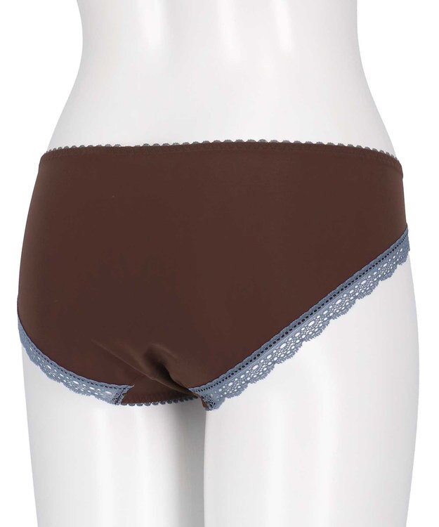 AMPHI 【otona MUSE WEB掲載】 ショーツ 【BRAGENIC ブラジェニック ぴたっとフィットタイプ】 BMI257とペア アウターにひびきにくい(裾) PMI157 アンフィ／ワコール ブラウン