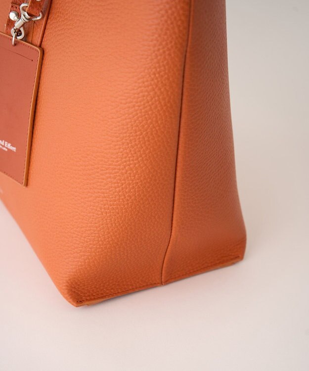 MIYABIYA セカンドエフォート シュリンクレザートートバッグ オレンジ