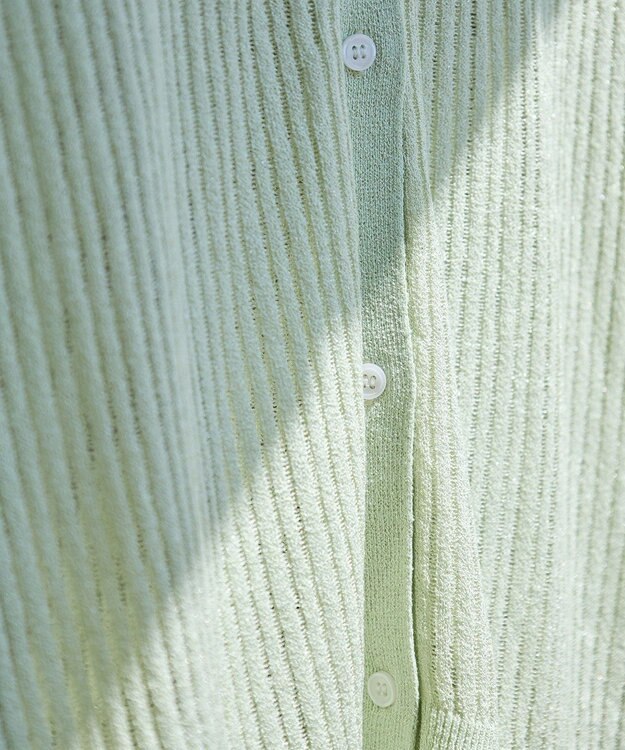 earth music&ecology スキッパールーズカーディガン Light Green