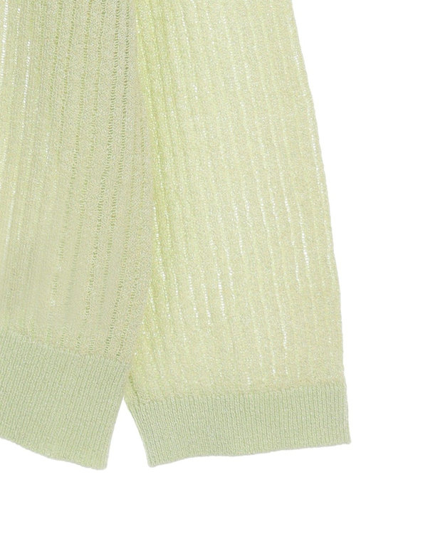 earth music&ecology スキッパールーズカーディガン Light Green