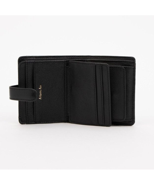 UNBILLION アトランタ ATLANTA / 牛革二つ折りカラーコンビウォレット ブラック