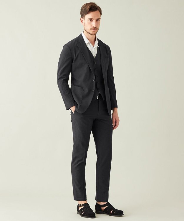 GOTAIRIKU 【EC＆一部店舗限定】【AIRY MOVE / セットアップ対応】テクノソラーロサッカー セットアップジャケット ネイビー系