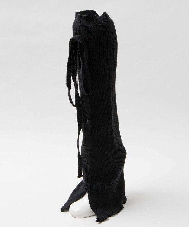 WEGO リボンレッグカバー ブラック