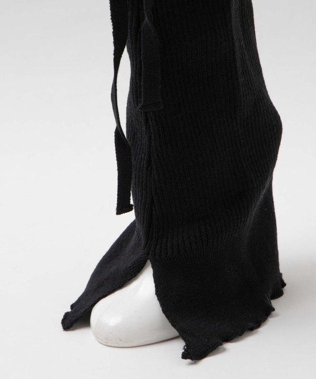 WEGO リボンレッグカバー ブラック