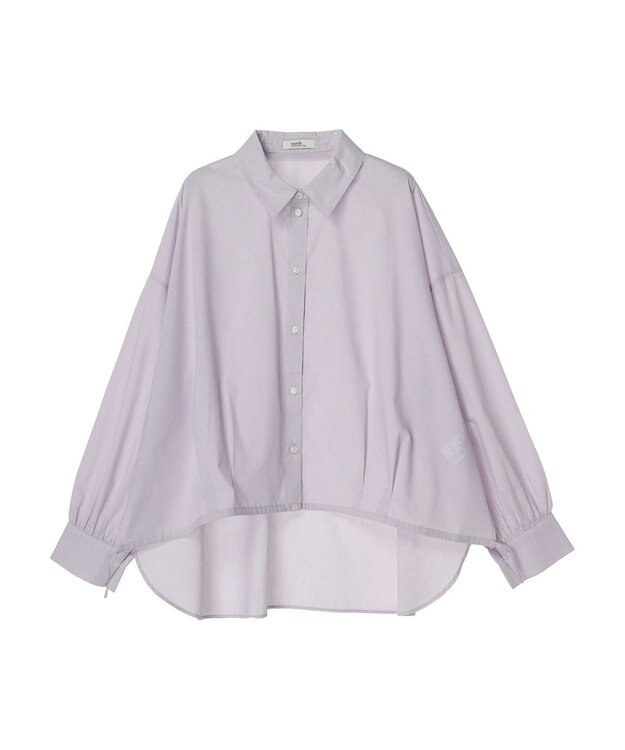 earth music&ecology ＴＲキュプラドロストシャツ Lavender