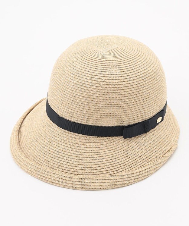 TOCCA 【UV99%以上カット・吸水速乾・抗菌防臭・洗える・サイズ調整可】EDGE UP BRAID HAT ハット ベージュ系