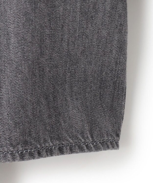 uncrave ライトデニム パフスリーブブラウス グレー