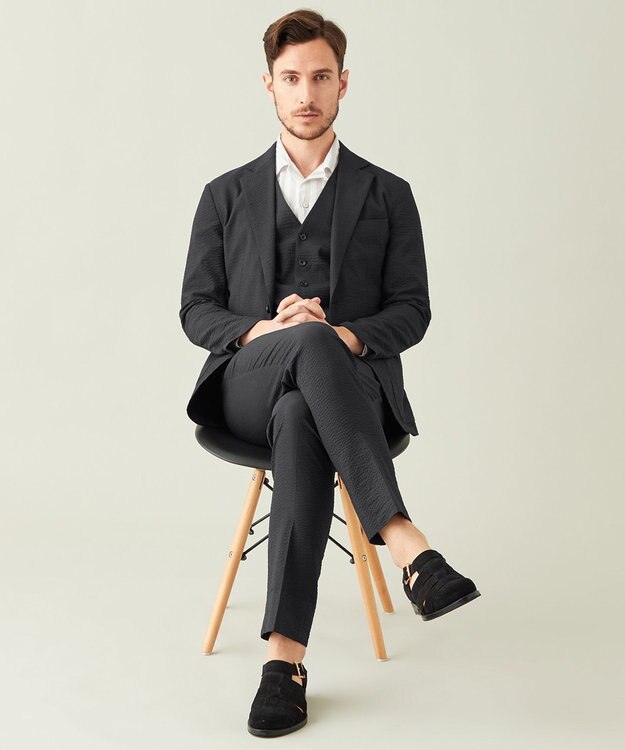 GOTAIRIKU 【EC＆一部店舗限定】【AIRY MOVE / セットアップ対応】テクノソラーロサッカー セットアップジャケット ネイビー系