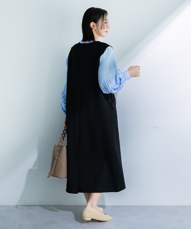 Green Parks 　ダンボールスキッパージャンパースカート Black