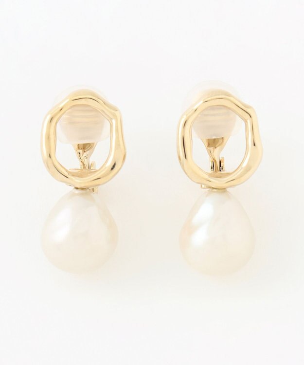 23区 【好評につき追加生産】バロック パール イヤリング ゴールド系