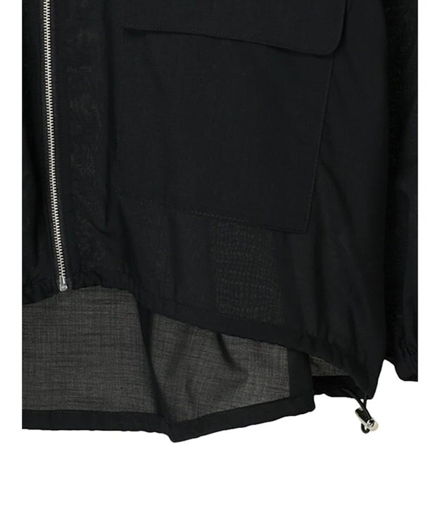 AMERICAN HOLIC イージーケア＋接触冷感　シアーブルゾン Black