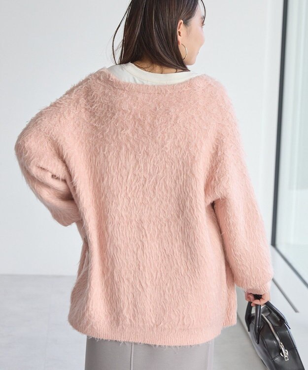 AMERICAN HOLIC カールシャギーカーディガン Peach