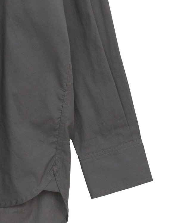 CRAFT STANDARD BOUTIQUE バンドカラーシャツ Charcoal Gray