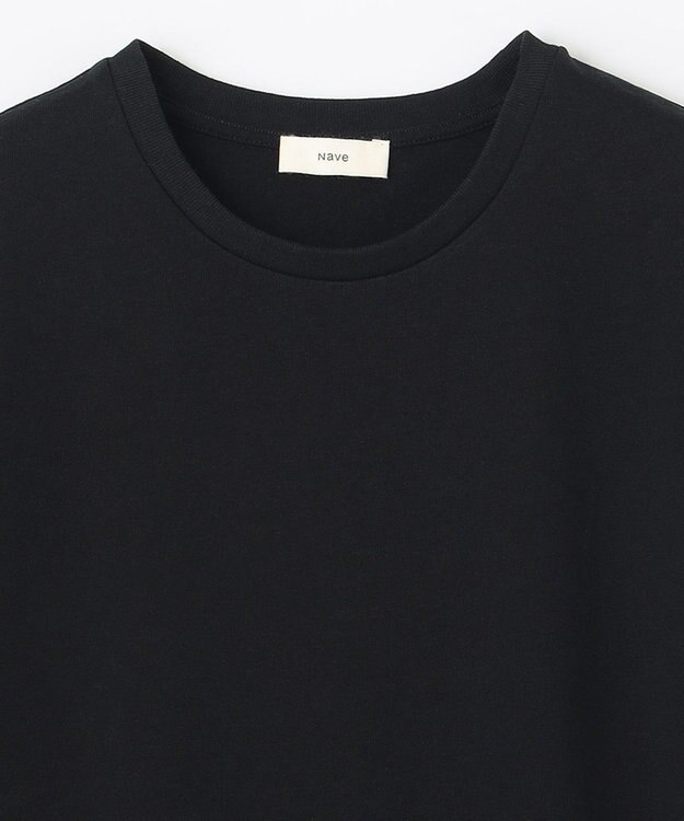 NAVE 【Nave　洗える】クリアジャージー Tシャツ ブラック系