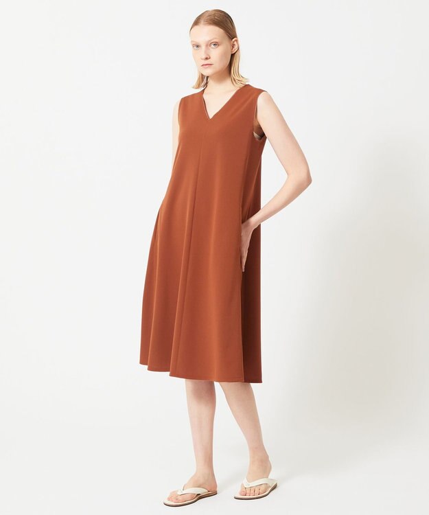 BEIGE， 【WEB＆一部店舗限定】HOLLYHOCK / ワンピース Camel