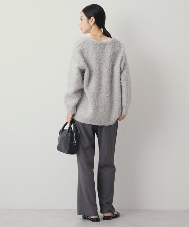 AMERICAN HOLIC カールシャギーカーディガン Gray