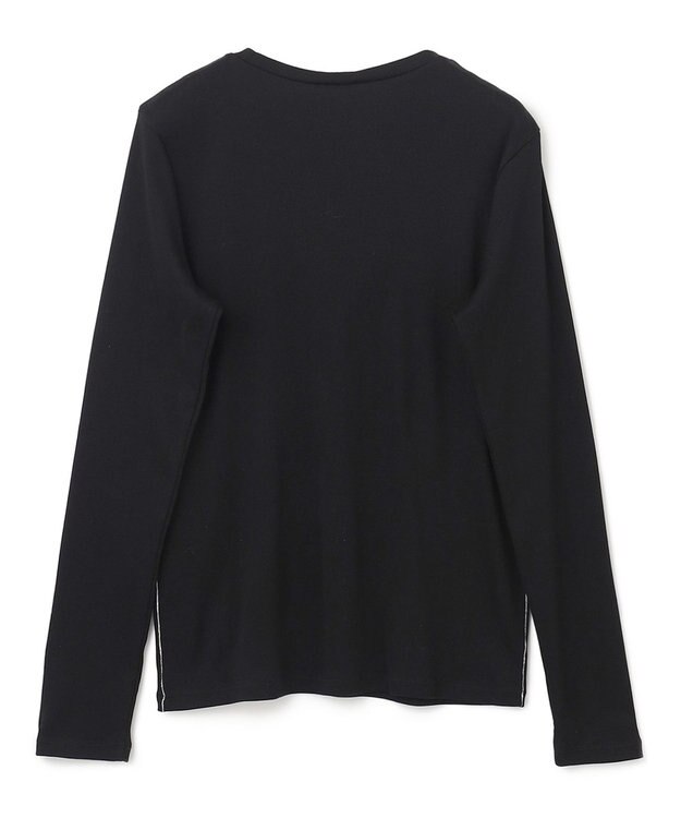 JOSEPH 【洗える】クリーミーリブ　ロングスリーブトップス Black