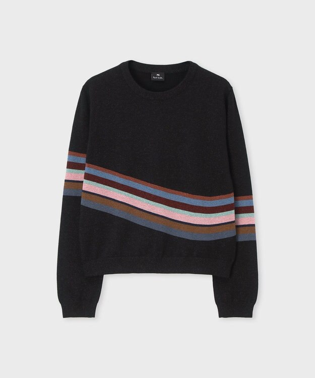 Paul Smith ラメ スワール ニット ブラック