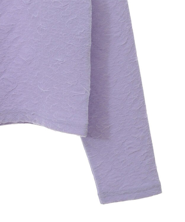 Green Parks シアーポコポコプルオーバー Purple