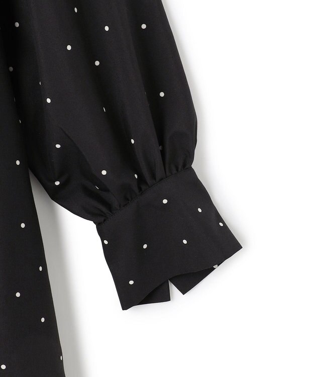 UNFILO L フライヨーク ワンピース ブラックドット