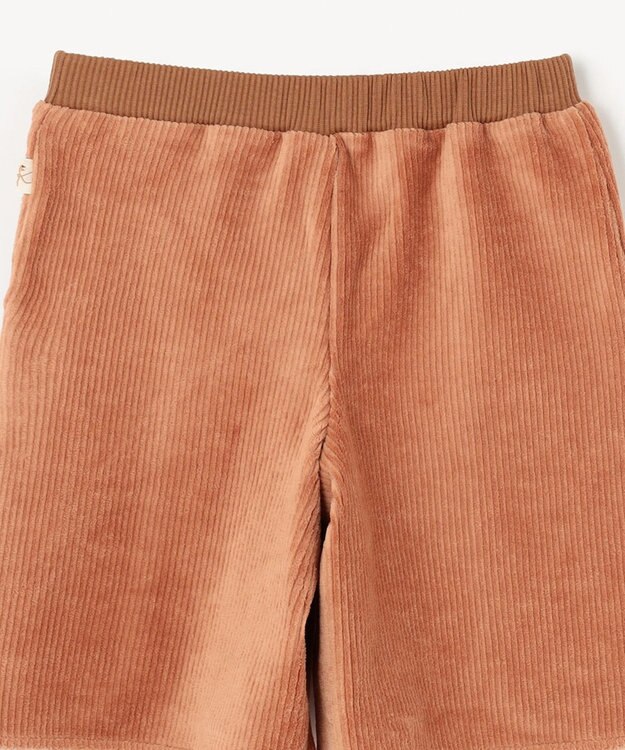 組曲 KIDS 【110-140㎝】コーディロイ ハーフパンツ キャメル系