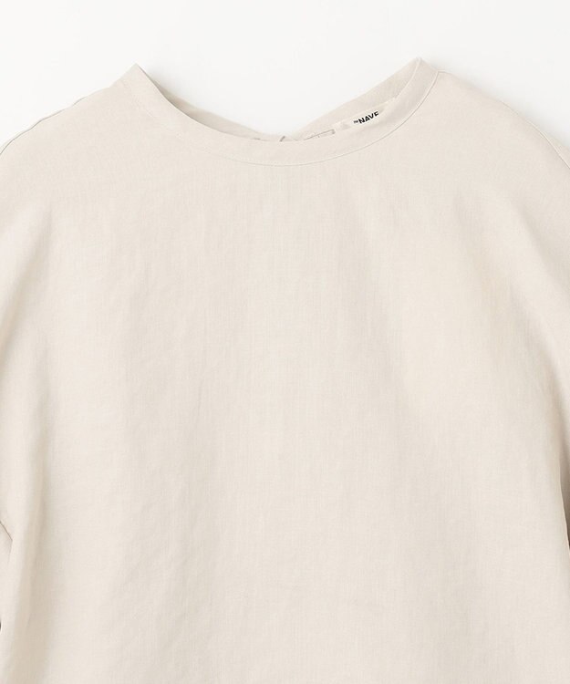 NAVE 【ReNAVE　洗える】スラブツイルブラウス ベージュ系