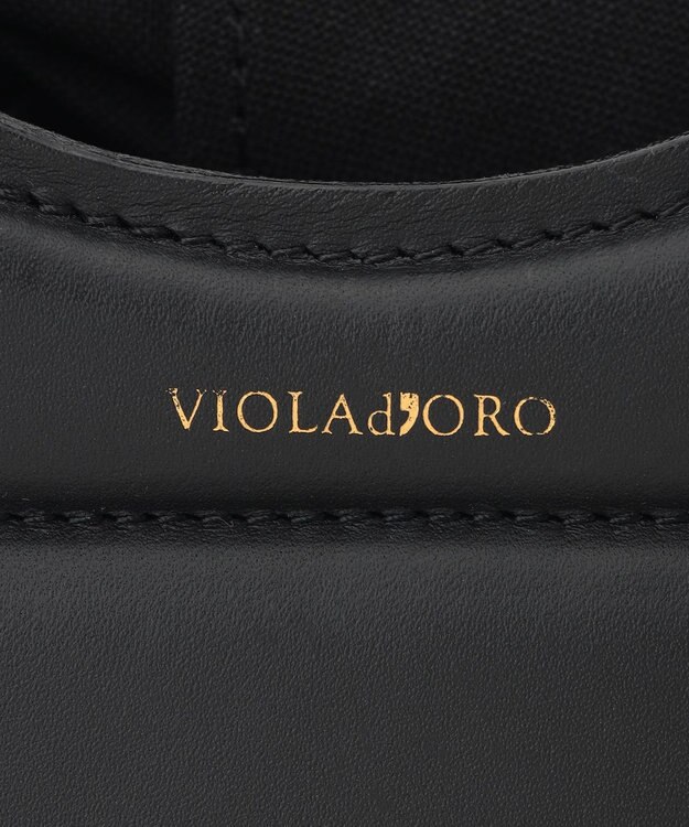 23区 VIOLAｄORO アバカ メッシュ  2WAY バケットバッグ ブラック系