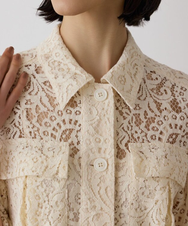 GRACE CONTINENTAL コードレースジャンプスーツ キナリ