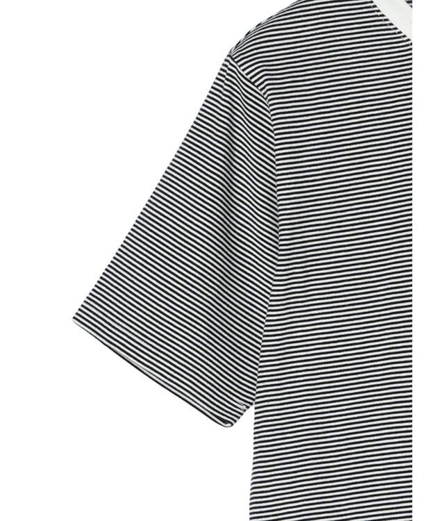 Green Parks 襟ロゴアソートレギュラーＴシャツ Border