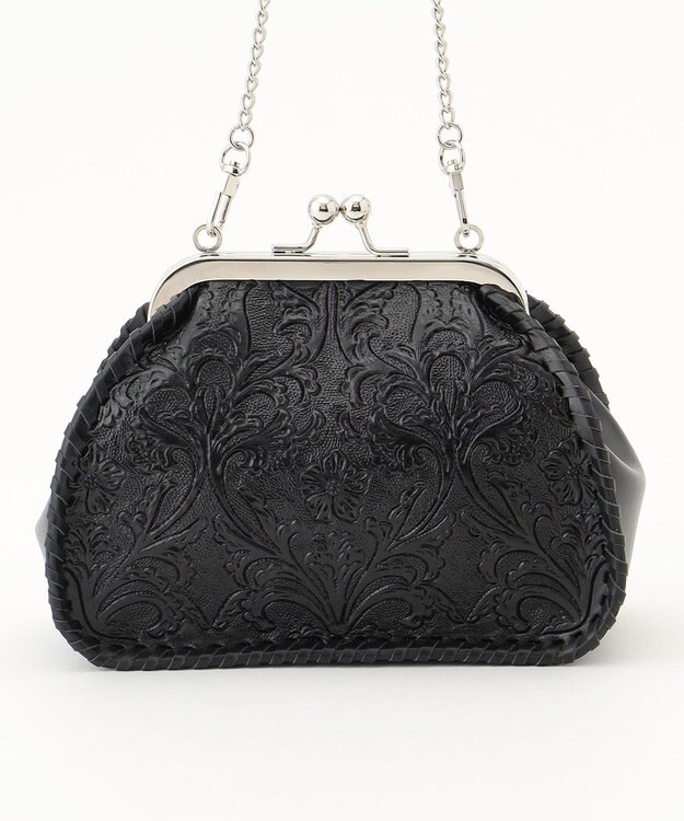 GRACE CONTINENTAL Metal clasp bag ブラック