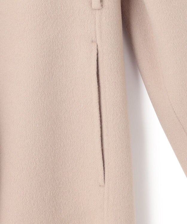 JOSEPH ダブルフェイスカシミヤ　ラップロングコート Parchment