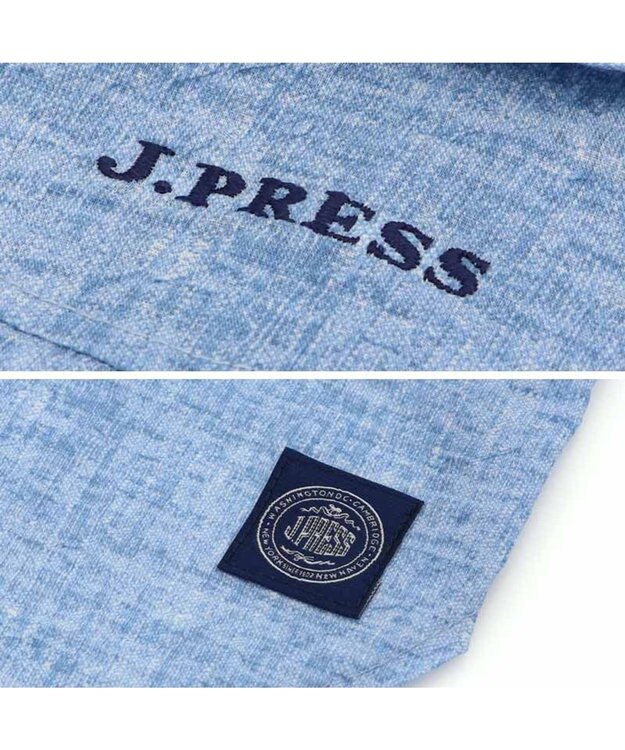 PET PARADISE J.PRESS 杢 ウェーブシャツ 《水色》 小型犬 ライトブルー