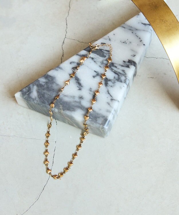 AMERICAN HOLIC ハートモチーフチェーンネックレス Silver