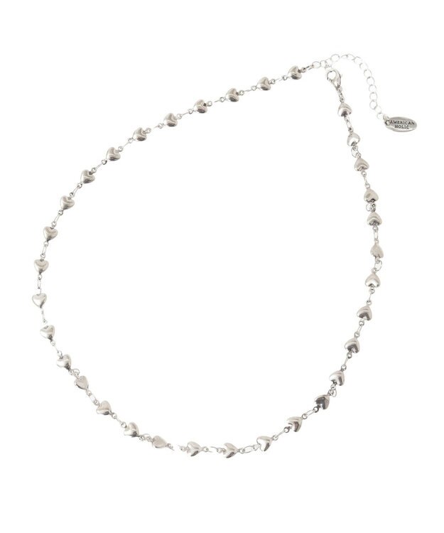 AMERICAN HOLIC ハートモチーフチェーンネックレス Silver