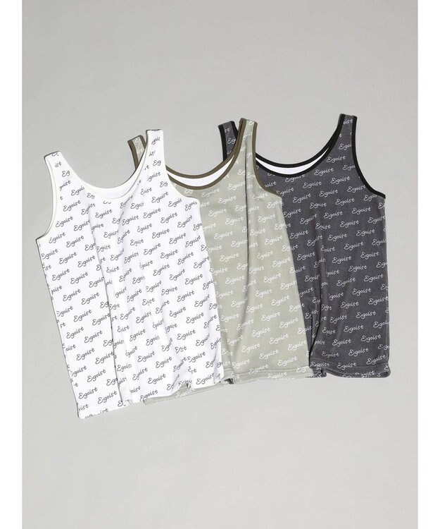 Green Parks ＥＧＯＩＳＴ　ロゴタンクトップ Off White