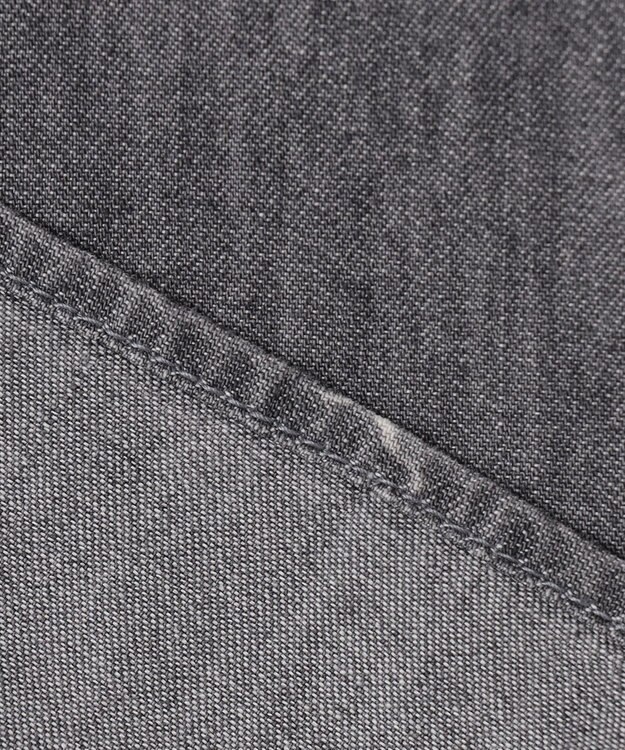 uncrave ライトデニム パフスリーブブラウス グレー