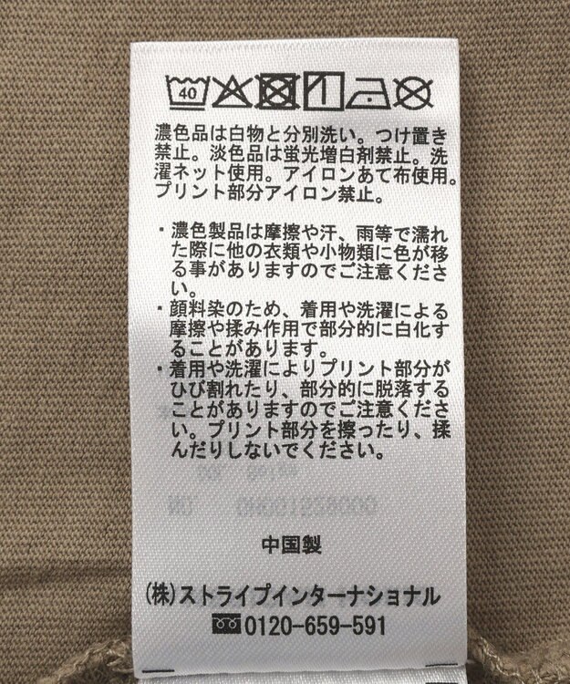 AMERICAN HOLIC バックロゴルーズＴシャツ Beige