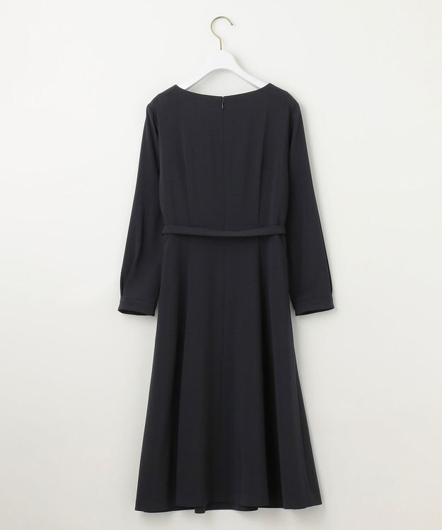 ANY SIS 【洗える】セレモニーダブルクロス ワンピース ネイビー