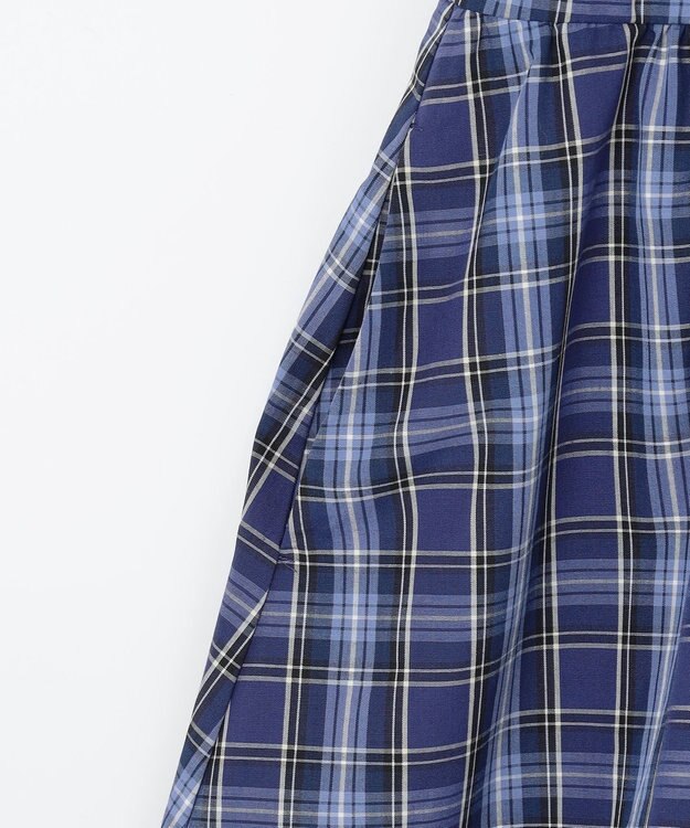 組曲 KIDS 【150-160㎝】チェック ワンピース ネイビー系5