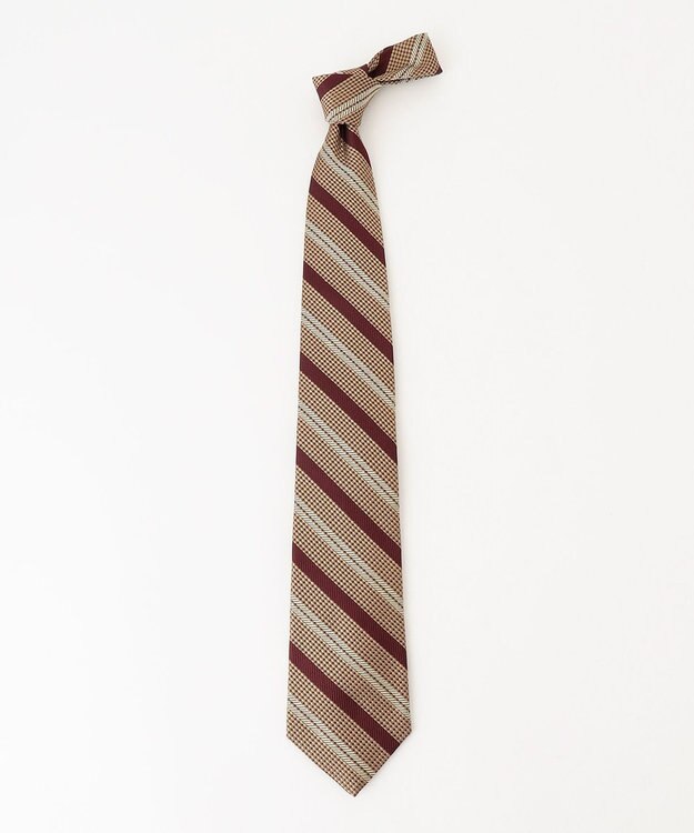 J.PRESS MEN 【STRUCTURE MIX COLLECTION】ストラクチャーミックス ネクタイ ライトイエロー系2