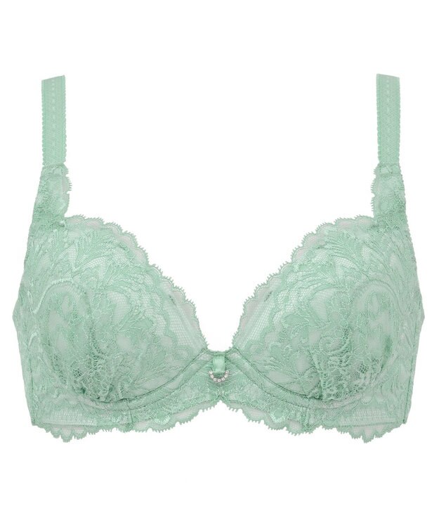 BRADELIS New York 【BRADELIS New York/ 育乳ブラ・STEP2 寄せる】ベルステップ2ブラ25S1 ブラデリス 補正 ブラジャー 谷間を作るブラ ダスティグリーン