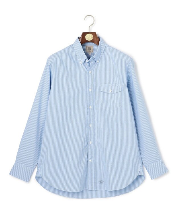 J.PRESS MEN ガーメントダイオックスフォード シャツ / B.D . サックスブルー系1