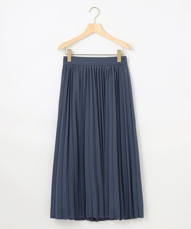 組曲 【WEB限定・2SET】ポンチトップス×プリーツスカートセットアップ ブルー×ネイビー系