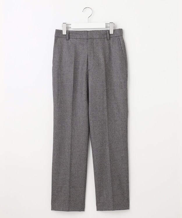 23区 【CLASSY.1月号掲載】ウールミルドストレッチ テーパードパンツ チャコール
