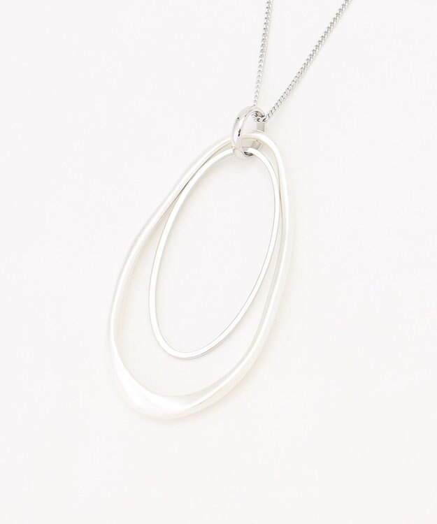 ANY ２連ドロップフープネックレス シルバー