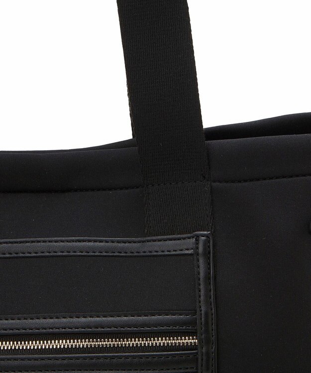 TOPKAPI 【新色追加】【TREASURE TOPKAPI】ネオプレン フロントポケット 2way トートバッグ ブラック