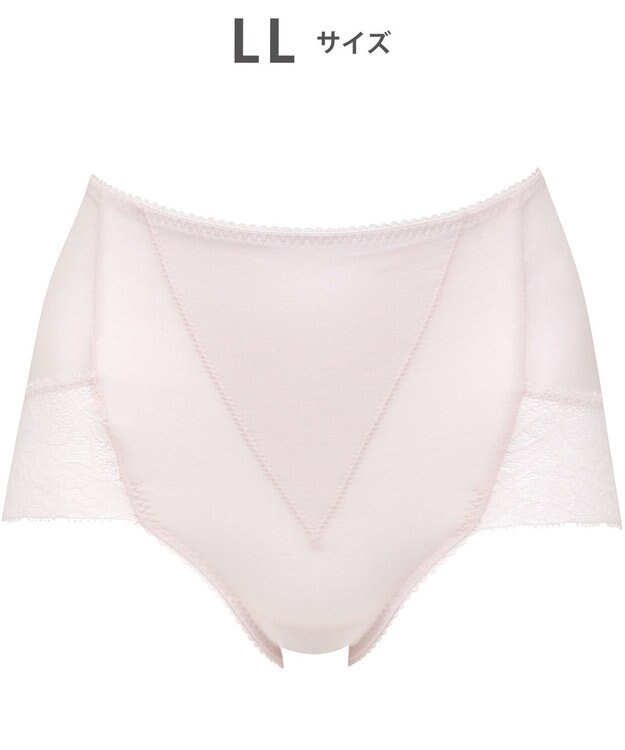 WACOAL 【美ショーツ】 はきこみ丈ふかめ おなか押さえ設計 オーガニックコットン混素材(本体) レディース PPG185 /ワコール ピンク