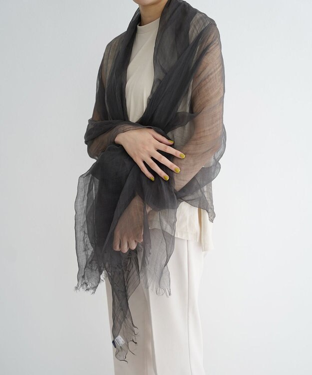 muto Ramie 500 plain リネンストール black plain