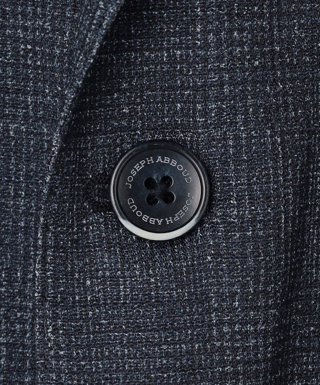 JOSEPH ABBOUD 【キングサイズ・通気性/清涼/軽量/ストレッチ】クールピケストレッチジャケット ネイビー系3